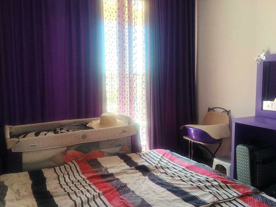 Първа линия на южния плаж на Несебър с  гледка, басейн и паркинг