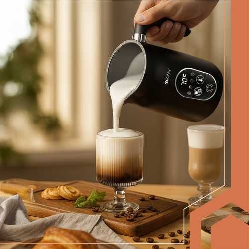 Пенообразувател за мляко  Ruhhy, Машина за разпенване на мляко, 500W