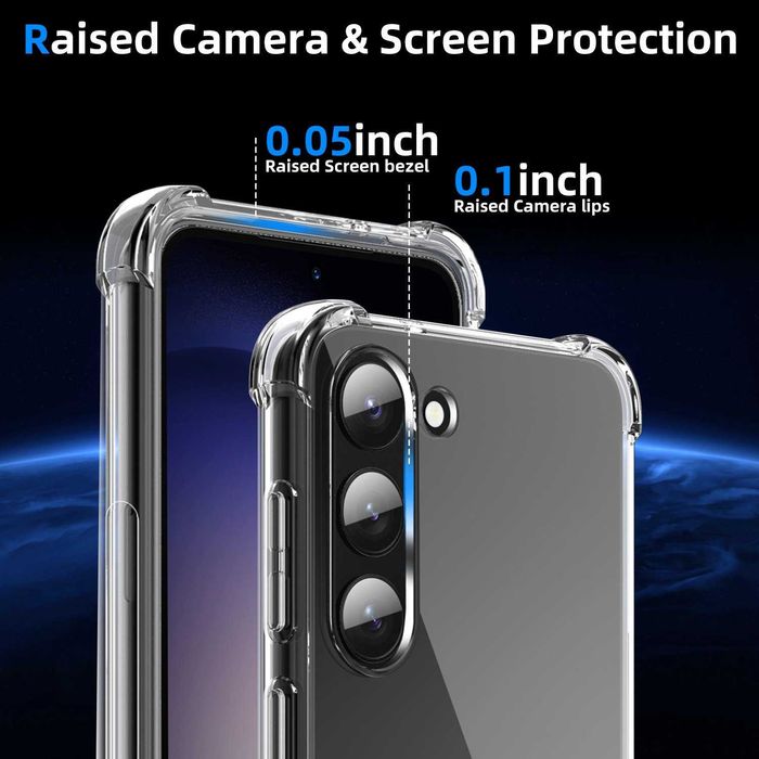 Прозрачен Силиконов Удароустойчив Кейс Samsung Galaxy S23 | S23+ Ultra