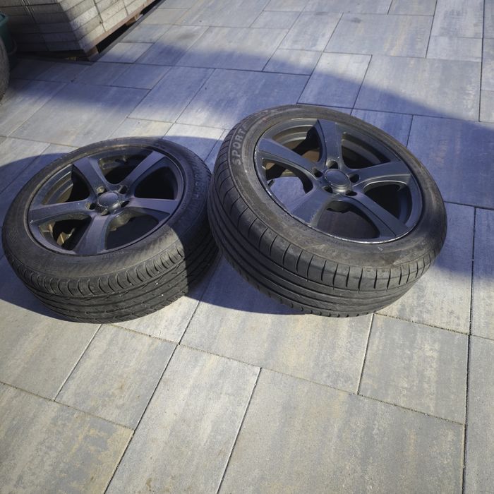 Jante VW Passat -R17 cu prindere  5x112 anvelope vara foarte bune 215/50/R17