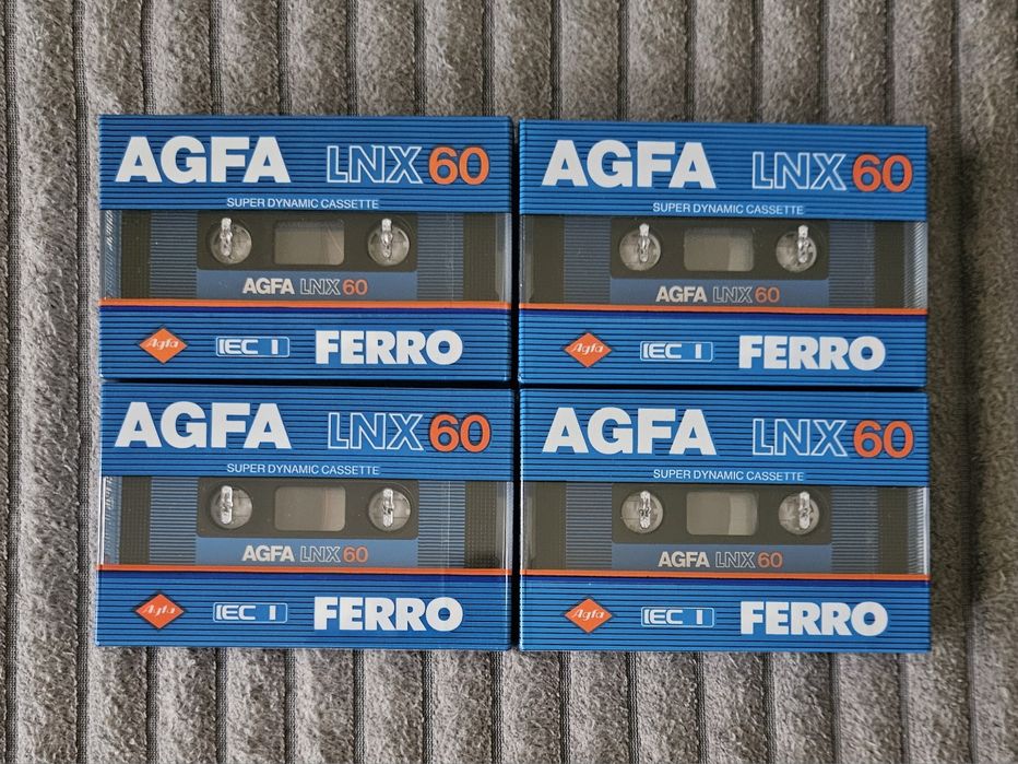 4 Casete Audio AGFA LNX60 sigilate