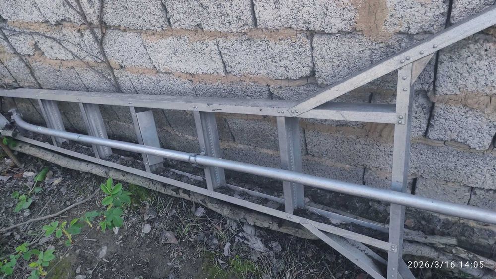 Стремянка лестница СССР дюраль-алюминий