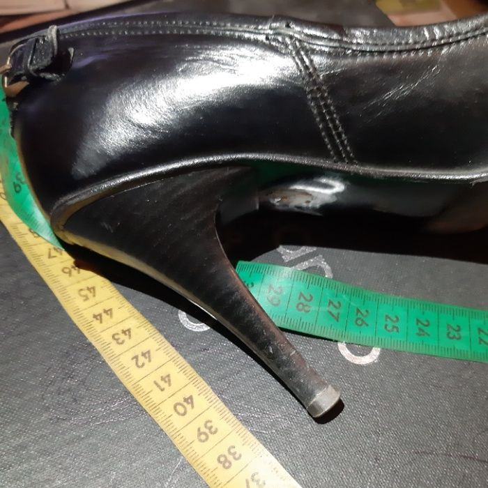 ПРОМО! Обувки - ест. кожа, черни