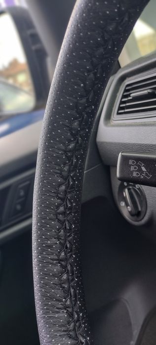 Тапициране на волани с еко кожа