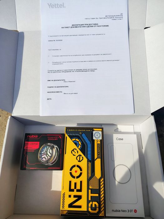 Gaming telephone ZTE nubia 3 gt 12 ram 256gb