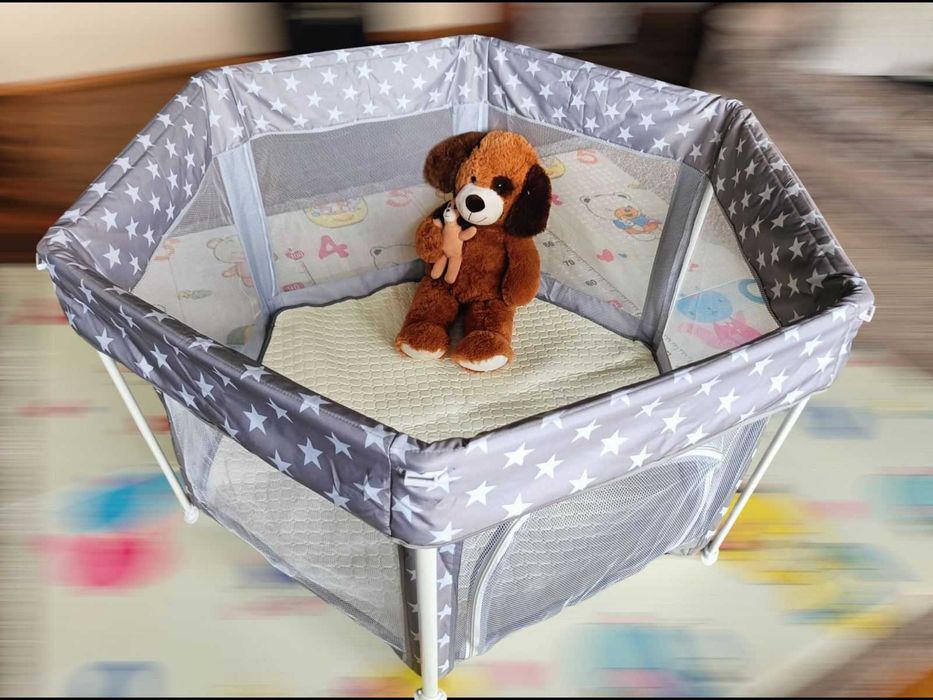 НОВО! Сгъваема Pop Up кошара за игра + ПОДАРЪК ТЕРМОКИЛИМЧЕ за нея