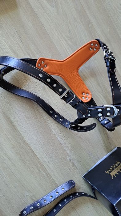 Нагръдник за кучета Bestia - естествена кожа