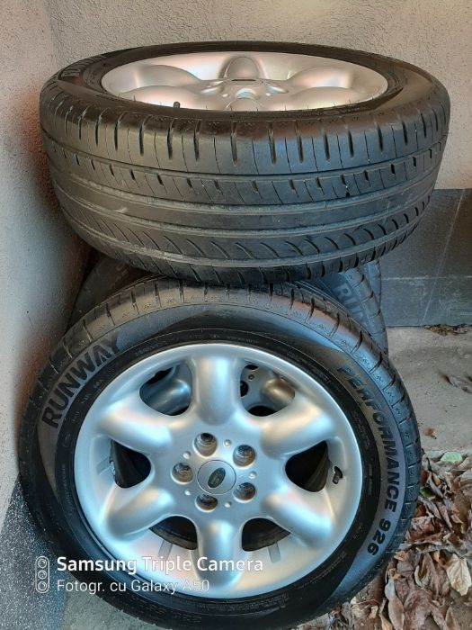 Roti cu janta aluminiu si cauciucuri de vara land rover de 17