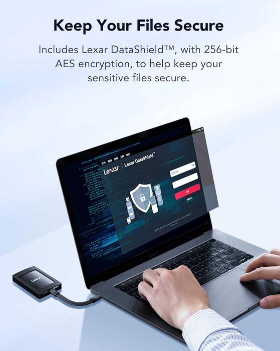 Портативный SSD Lexar SL500  Magnetic-Set 1TB / 2TB new