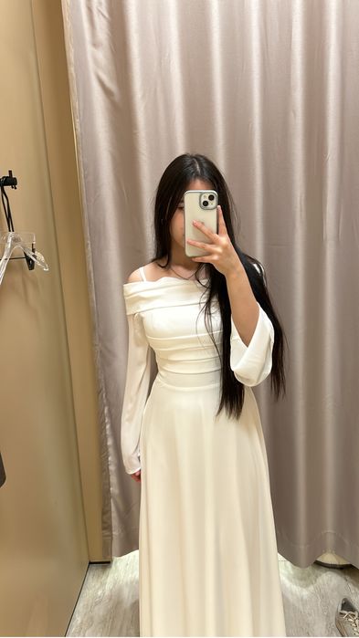 Белое платье lichi