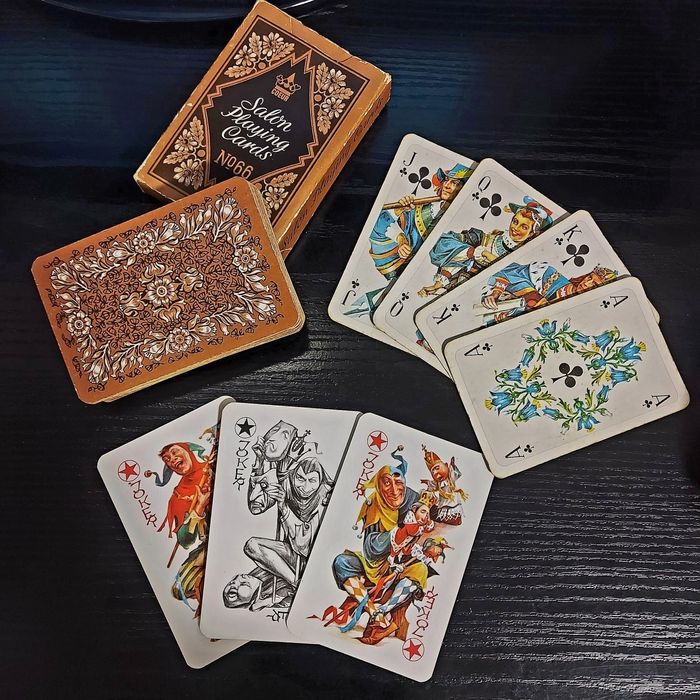 Карти за игра оригинално ГДР колекционерско тесте карти „Rokoko“ — №66