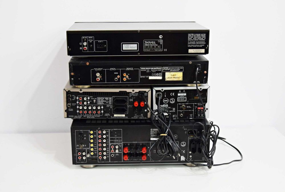 Lot aparate defecte amplificator, cd player Yamaha, Technics, Marantz