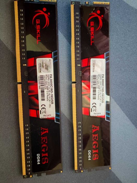 Рам памет G.SKILL/CRUCIAL 16GB (2x8GB) DDR4 3000MHz