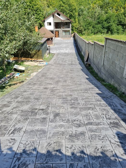Beton amprentat decorativ