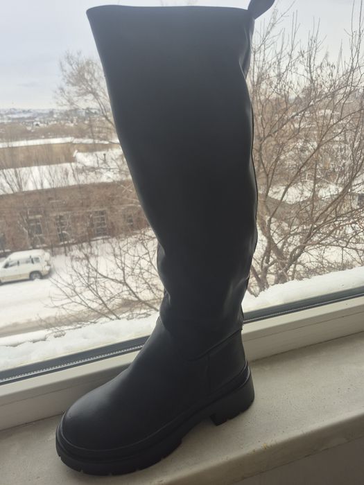 Сапоги зимние длинные