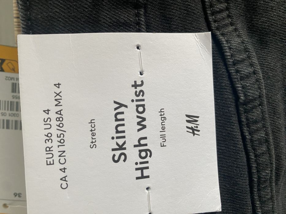 Blugi 36 Skinny High Waist Jeans HM