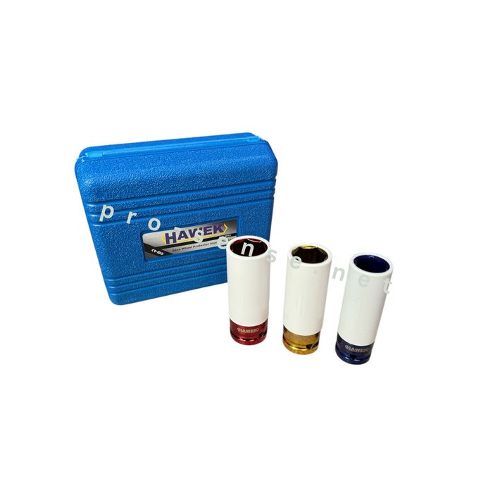 Ударни вложки за лети джанти 17мм, 19мм, 21мм 1/2″ HAWEK