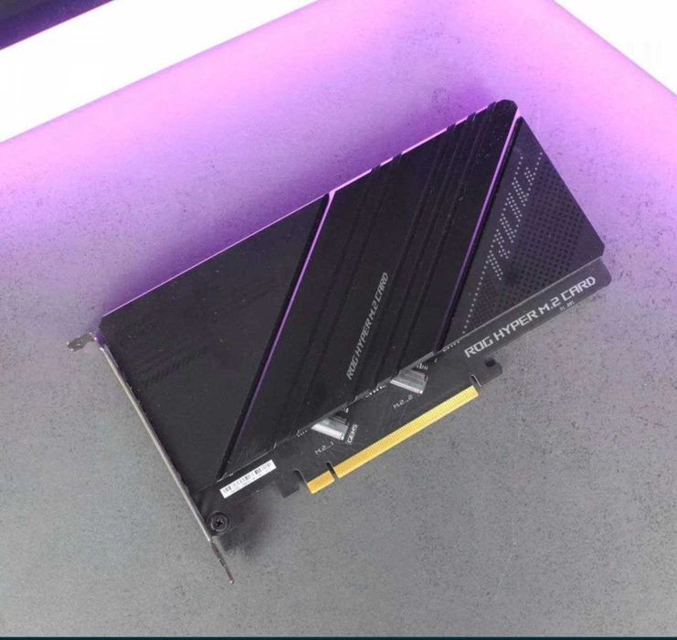 Asus rog hyper m.2 card - адаптер pci-e