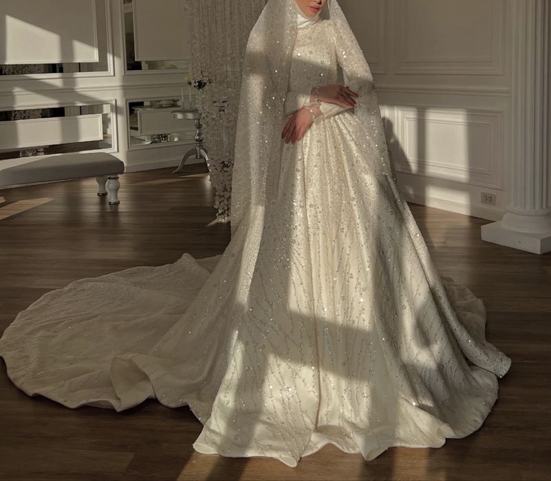 Kelin koyne Свадебное платье б/у ручная работа