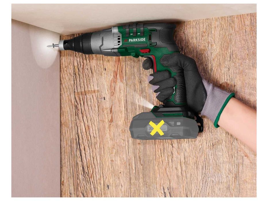 Parkside Винтоверт за гипсокартон PTBSA 20-Li B2 Чисто нов и запечатан