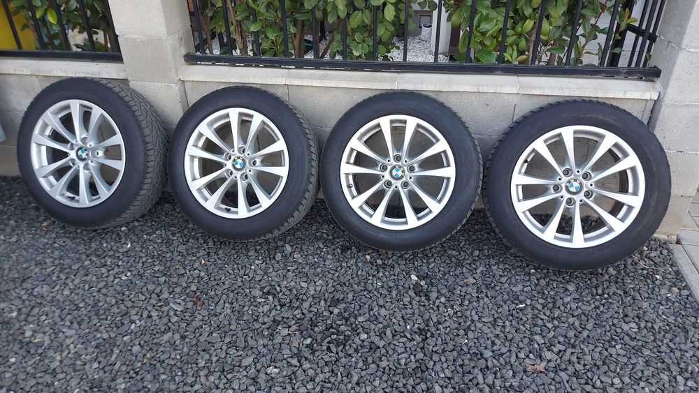 Jante BMW originale, 17", ET 34, 5X120, 225/55/17 DOT 2021