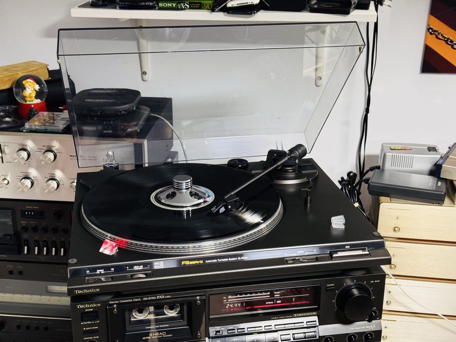 Linie audio TECHNICS-amplificator, deck B765,tuner,CD ps-700,pick-up