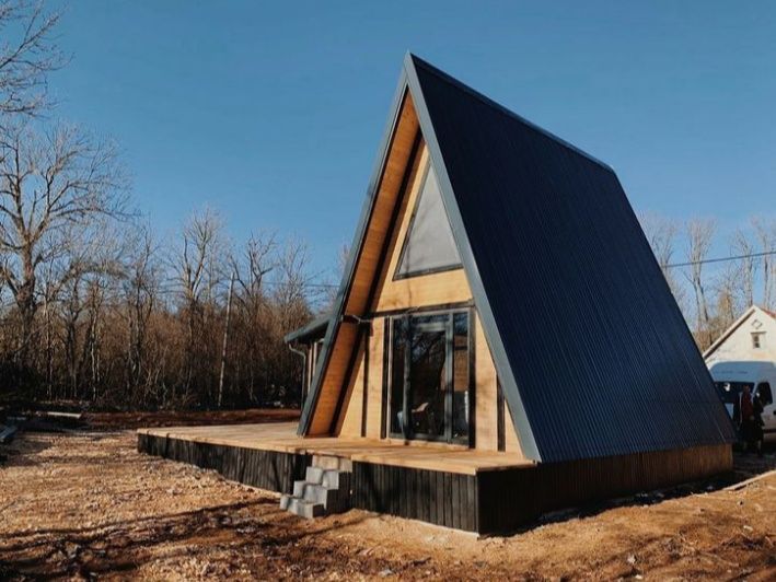 Construim cabane tip A frame (acceptam variante auto)