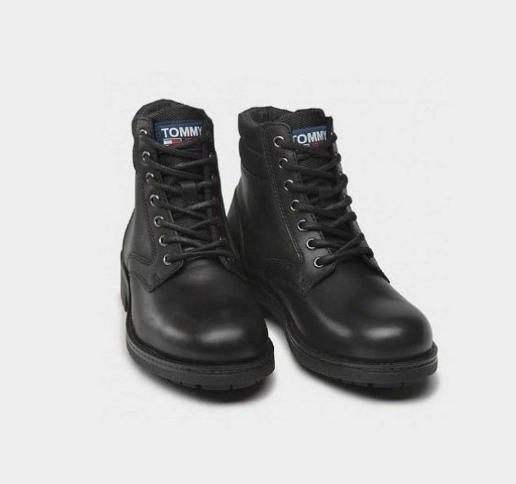 Ботинки Tommy Hilfiger мужские кожанные почти новые