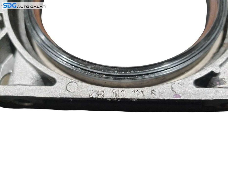 Capac Flansa Simering Vibrochen Arbore Cotit Volkswagen Jetta 1.6 FSI 2005 - 2011 Cod 030103171S [N3847]