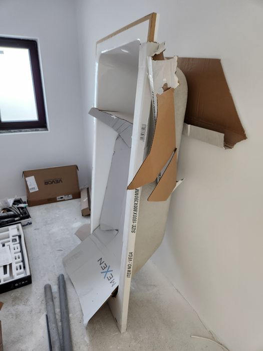 Cada de baie rectangulara 180x80 cm