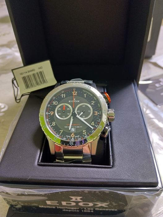 Edox Chronorally 1 Chronograph Едокс мъжки часовник