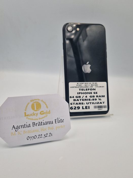 Iphone Se 64 GB Bat 89% cod 25897