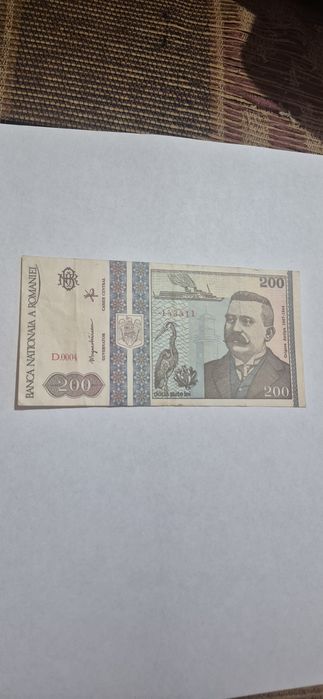 Bancnota de 200 de lei din 1992