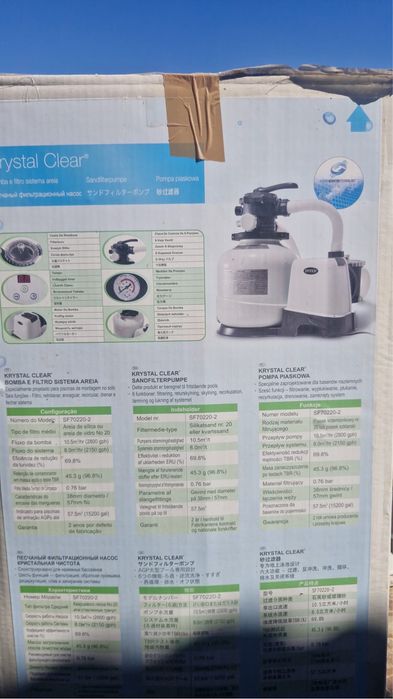 Vand filtru de piscina