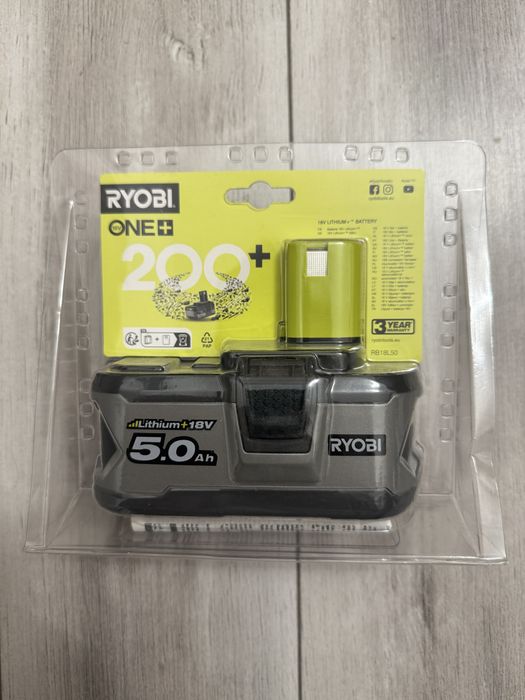 Acumulator Li-Ion RYOBI  ONE + 18V 2,5 ah ,4 ah si 5 ah  noi sigilate