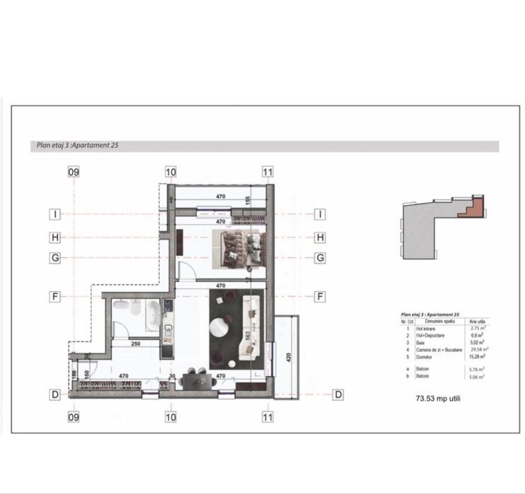 Apartament 73.53 Mp cu 2 Balcoane TVA INCLUS Sector 3, Bucuresti,Nou,Salajan