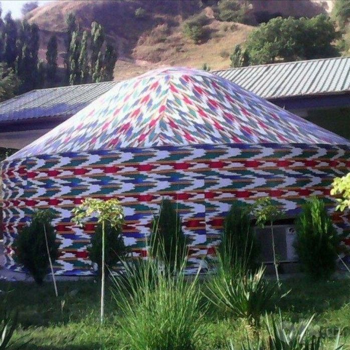 Baner tent prazirashni kapsula soya setka ustanovka qilamiz