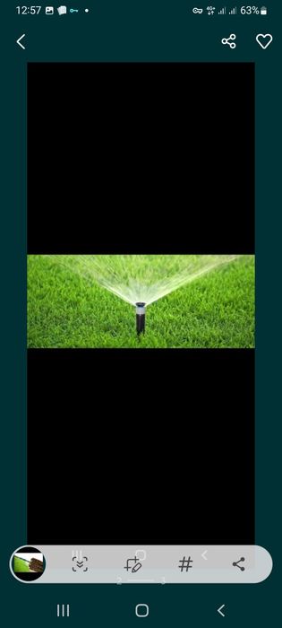 Газон экиш Автополивное система и газон