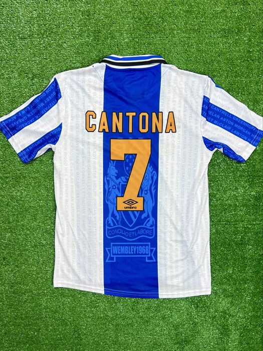 Ретро мъжка футболна тениска на Ман.Юнайтед/Cantona/Кантона/94/95