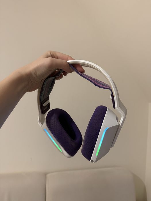 Гейминг слушалки Logitech - G733, безжични
