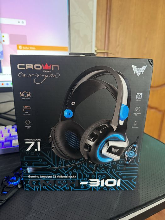 Игровые Наушники crown 3001