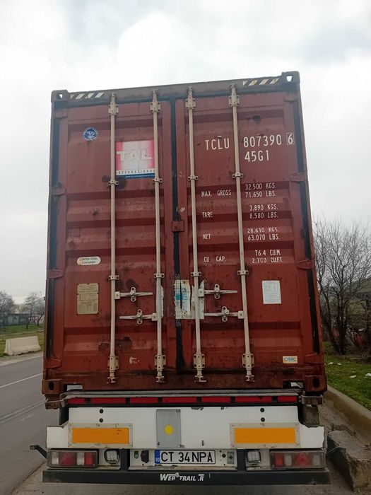 Containere maritime 40 HC noi si second hand transport rapid