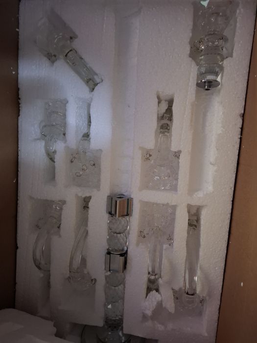 Подсвечники из хрусталя