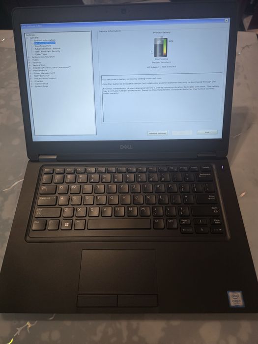 Laptop Dell 5490, i5-7300, ram 8gb, ssd 128gb, bat 4h