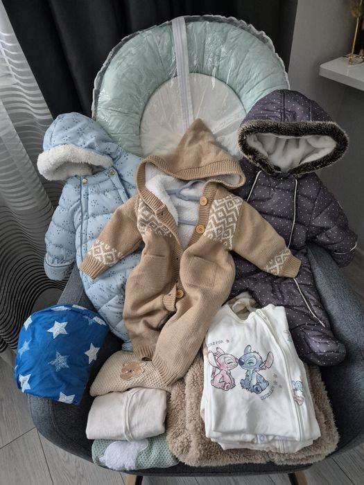 Зимни дрехи 3-6 месеца, 62-68 см