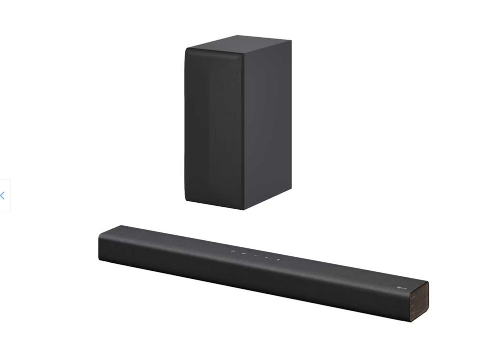 Soundbar LG S40Q, 2.1, 300W Bluetooth, Wireless Subwoofer, Black