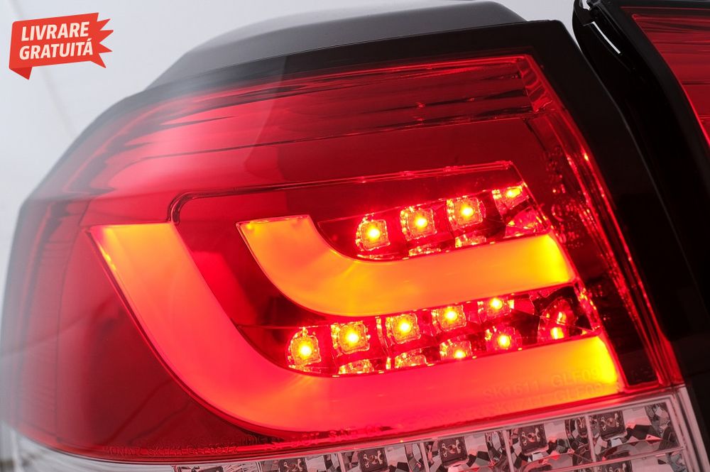 Stopuri LED VW Golf 6 VI Hatchback (2008-2013) Rosu Clar