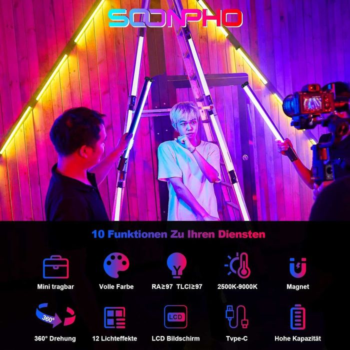 LED фотографска и видео светлина SOONPHO