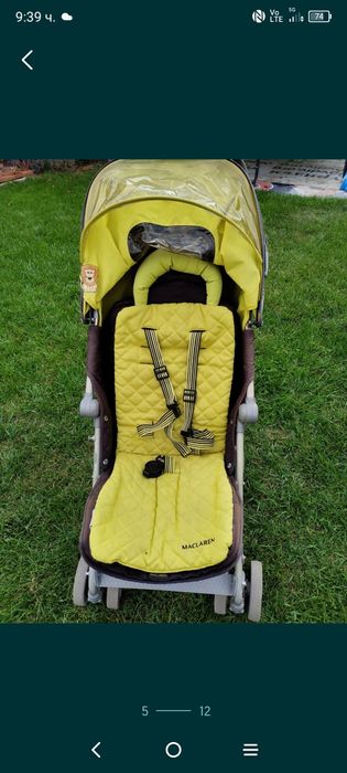 Бебешка количка Maclaren Techno XLR, чувалче, дъждобран