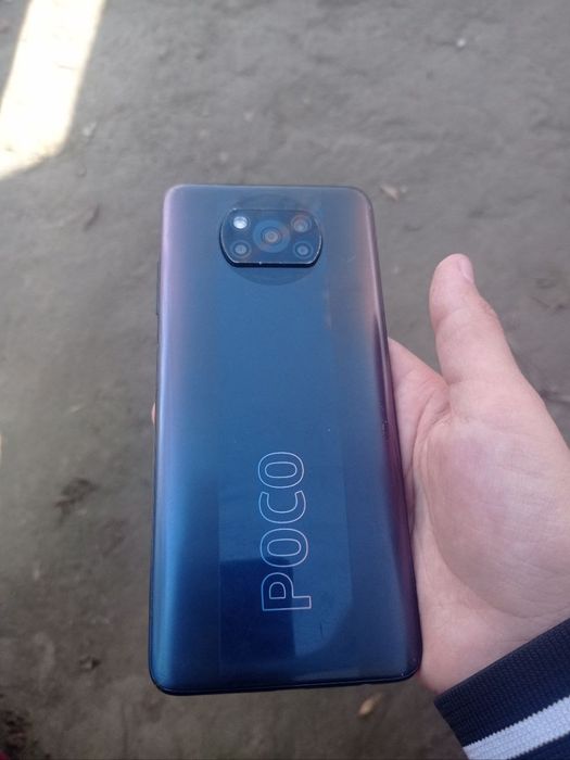 POCO X3 Pro 128gb ram 6+2  sotiladi sastayaniyasi alo karobka polniy k